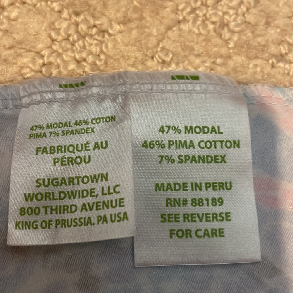 EUC Lilly Pulitzer Kristen Tank Top Multi Sea La Vie Engineered - Picture 5 of 5
